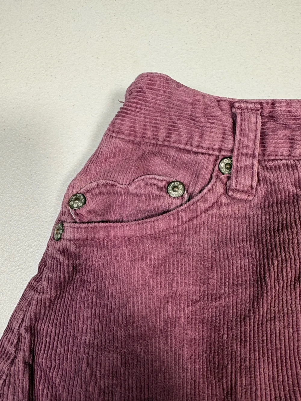 The Children’s Place Corduroy Skort 18 Months Plum Heart Pocket EUC